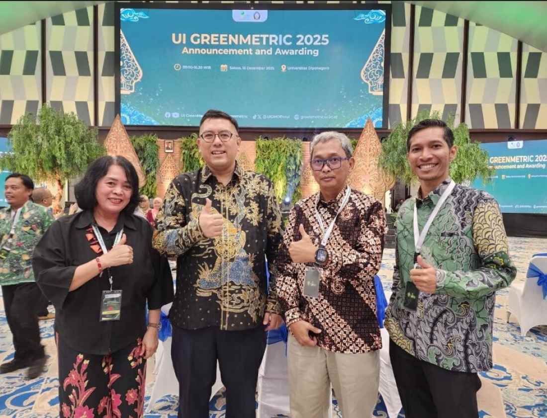 Universitas Terbuka Melesat di UI GreenMetric 2025, Unggul di Antara Open University Dunia